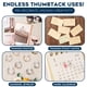 thumbnail image 4 of Push Pins Luxurecourt Clear, 150 unidades, para tablón de anuncios, 4 of 6