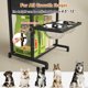 thumbnail image 3 of Comedero elevado para perros SHAINFUN 11‑35 cm 2 × 1700 ml Alimentación lenta, 3 of 8