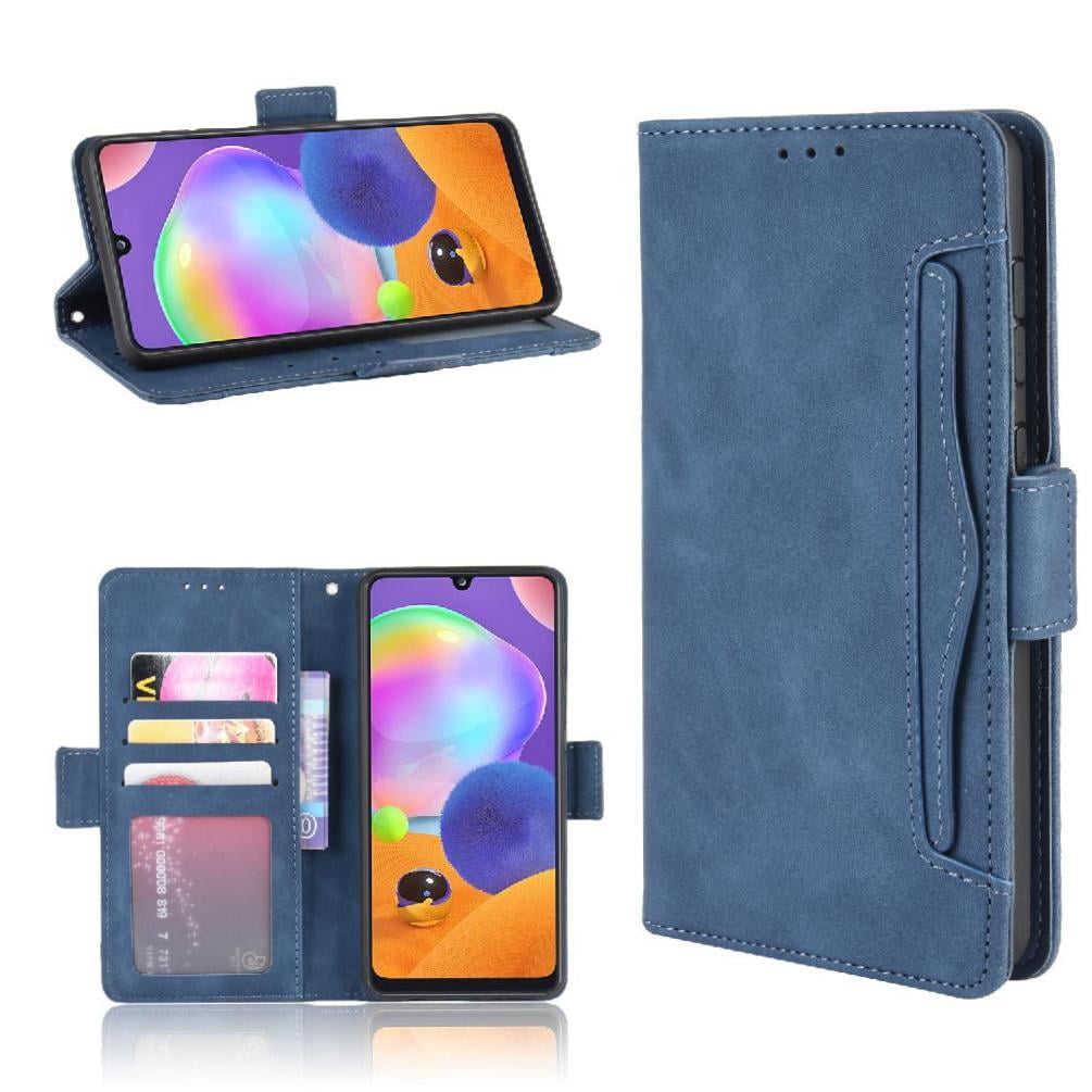 Foxdock - Funda Cartera Magnética Para Samsung Galaxy A31- Tarjetero Desmontable, Cuero Pu, Soporte