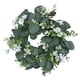 thumbnail image 3 of Guirnalda De Eucalipto De 12.0 In Para Decoración Navideña De Puerta Delantera, Color Blanco, 3 of 5