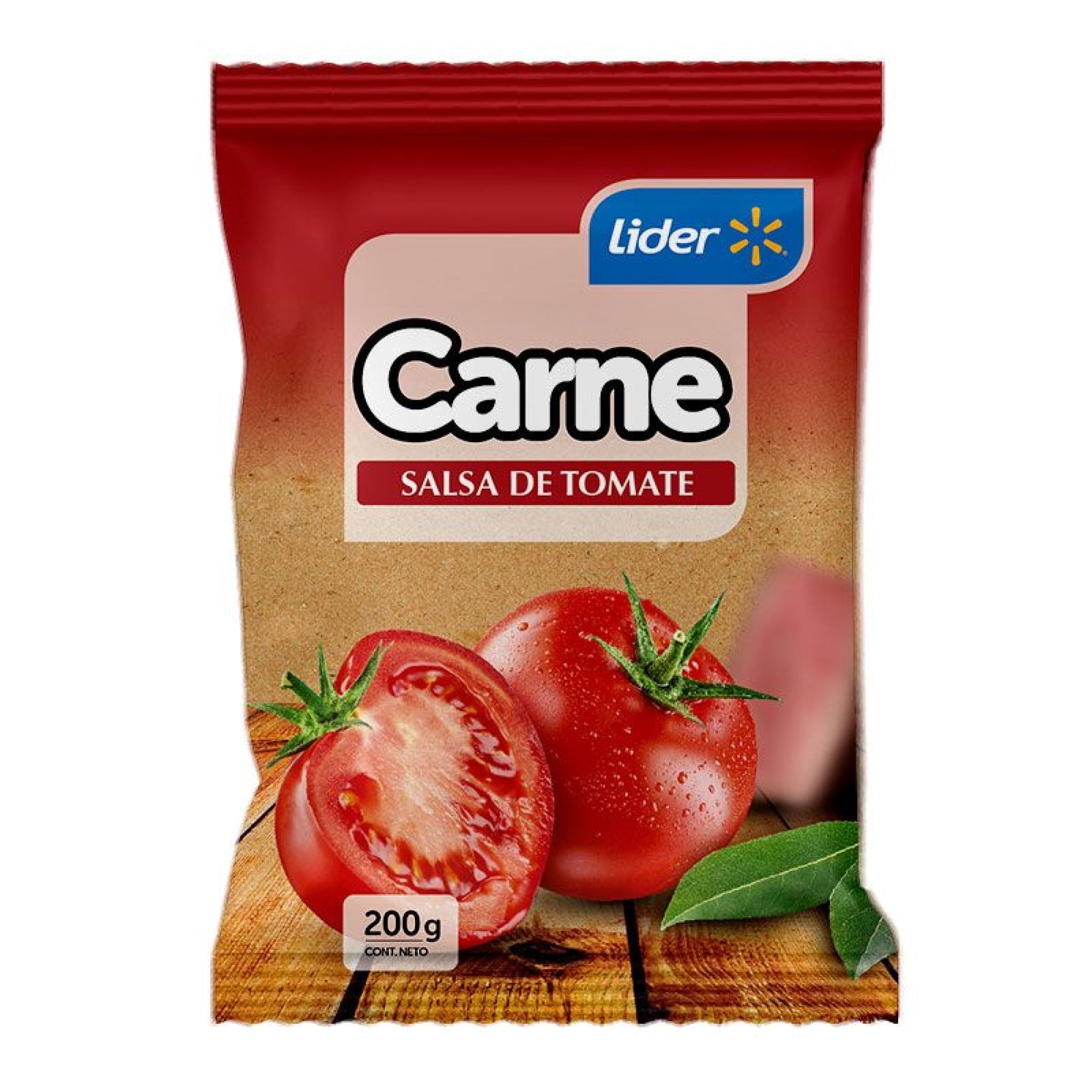 Salsa De Tomate Carne Bolsa 200 g Lider