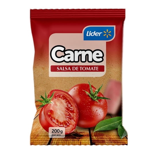 Salsa De Tomate Carne Bolsa 200 g Lider