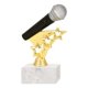 thumbnail image 1 of Trofeo Plástico Micrófono Estrellas Con Base Mármol, 1 of 1