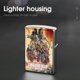thumbnail image 4 of The Walking Dead theme Copper Metal Lighter Shell Premium Replacement Refillable Lighter Case With Durable Metal Construction Compatible With Zippo And Most Standard Lighter Models, 4 of 6