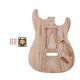 thumbnail image 4 of Cuerpo De Guitarra Eléctrica Sin Terminar Con Placa De Cuello Para Guitarra Fender ST, 4 of 5