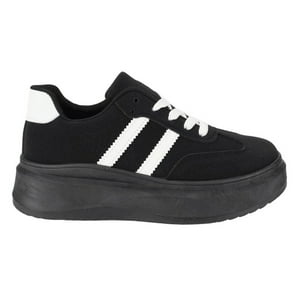 Zapatilla Agua De Coco Darshan Plataforma Negra