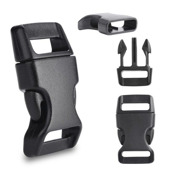 CooBigo 30 piezas Clip curvo de paracord de 16 mm