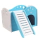thumbnail image 2 of Mascota Hamster Casa Ardilla Conejillo de Indias Cama Animales pequeños Hábitat Juguete Azul, 2 of 5