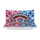 thumbnail image 4 of Dark Pink Blue Bape Shake Camo Comforter Set Soft 3 Pcs Twin Bedding Sets Thicken for All Season, 4 of 5