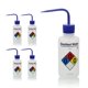 thumbnail image 1 of Botellas de lavado de seguridad Utile para agua destilada, 500 ml (4 unidades), 1 of 6