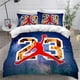 thumbnail image 1 of Basketball Quilt Cover Set Queen Sizes Bedding Sets3-Piece Bedding Set (1 Duvet Cover + 2 Pillow Shams), 1 of 5