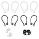 thumbnail image 1 of pares de ganchos para las orejas antipérdida, 2 pares de puntas de gancho para las orejas, ganchos de silicona seguros para auriculares, soporte de repuesto para auriculares, bucles para las orejas, a, 1 of 8