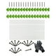 thumbnail image 2 of Juego De Aros Para Invernadero, Tiras De Soporte Para Camas Elevadas, Cubierta Para Fila De Redes De Jardín, Juego De 25 Aros, 2 of 5