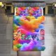 thumbnail image 1 of 3 Piece Bedding SetColorful smoke Inside OutComforter Set for Kids Boys Teen Tween 3D Lightweight Microfiber Bedding Sets, 1 of 5