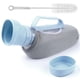 thumbnail image 1 of Urinario para hombres - botella de orina a prueba de fugas de 40oz / 1200ml de gran capacidad con la manga de punto y cepillo de limpieza, urinarios de viaje portátiles para hombres, 1 of 3