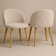 thumbnail image 1 of Pack de 2 sillas Berna Lino Oak, 1 of 2