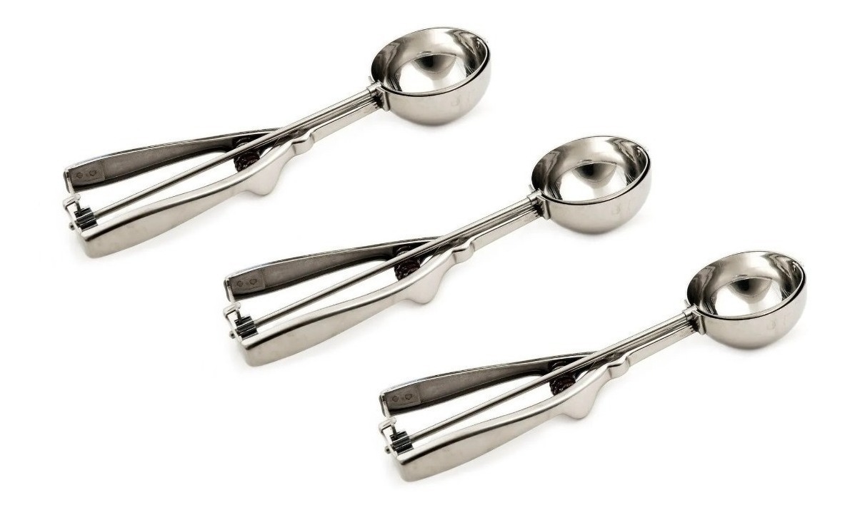 Genérico - Pack X3 Cucharas Helado 5 Cm
