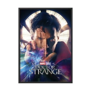 Creango - Cuadro Poster Enmarcado Doctor Stranger Marvel Studio Decorativo