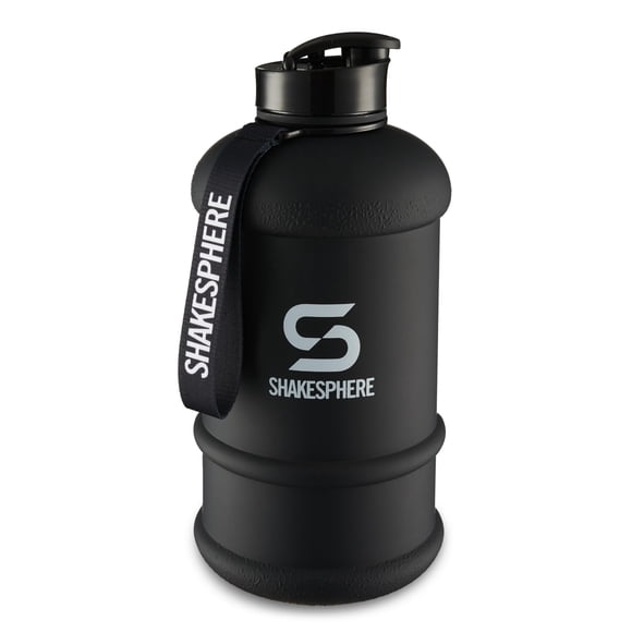 Botella SHAKESPHERE 1,3 L de boca ancha, negro mate