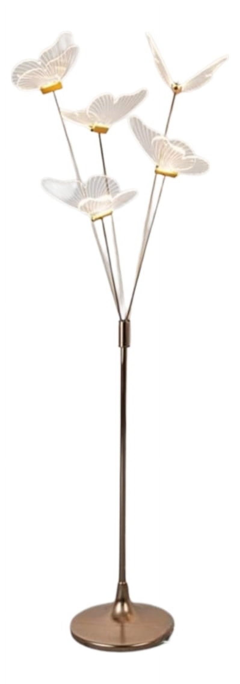 Genérico - Lámpara Pie Mariposas Led Decorativa Escenario Fiesta Jhn