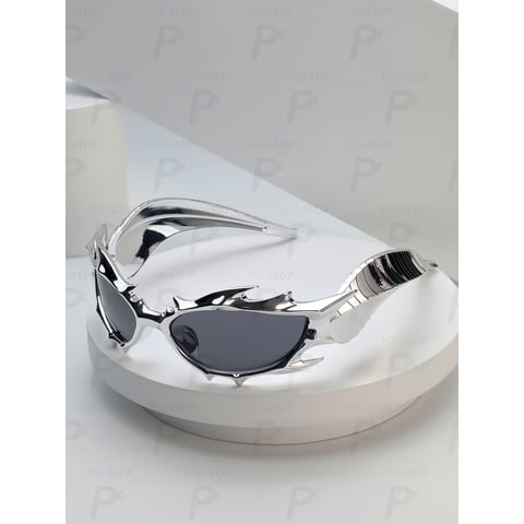 Polasup Gafas Lentes De Sol Gafas De Sol Deportivas Unisex Futuristas Cyberpunk Uv400