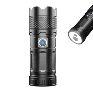 Genérico - Linterna Con Zoom Enfoque Retráctil Recargable Luz Blanca