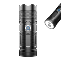 Genérico - Linterna Con Zoom Enfoque Retráctil Recargable Luz Blanca