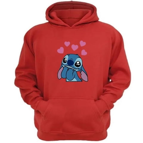 Genérico - Polerón Canguro Extraterrestre Azul Rojo Talla Xl Unisex