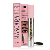 Máscara De Pestañas Ushas Ultra Black Volumen Y Alargado