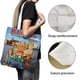 thumbnail image 3 of Recess Bolso de tela con estampado de lienzo para mujer, bolsa de compras reutilizable y estética, con cremallera interior, regalo para mujer,40*45cm., 3 of 6