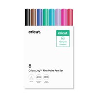Juego De Bolígrafos Cricut Joy™ De Punta Fina De 0,4 Mm (8 Quilates), Negro, Rojo Y Azul