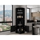 thumbnail image 2 of Bar Esquinero Kava Beijing Wengue 180,6x46,9x46,9 Cm, 2 of 20