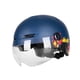 thumbnail image 3 of Casco De Bicicleta Eléctrica Con Luz Y Visera Equipo De Protección Ajustable Azul Oscuro, 3 of 3
