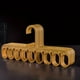 thumbnail image 4 of 4/8pcs, Multifunctional Storage Rack, Plastic 9 Holes Magic Hanger Sock Rack, Wardrobe Space Saving, Balcony Windproof Hanging Hanger, 4 of 4