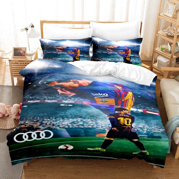 Football Player Massey Bedding Digital Printed Three-Piece Set