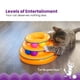 thumbnail image 2 of Pista de juguete interactiva para gatos Catstages Tower of Tracks Orange, 2 of 8