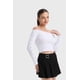 thumbnail image 2 of Polera Mujer Ojetillo Brazos Blanco, 2 of 4