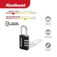 thumbnail image 2 of Candado Kwikset de combinación de 3 dígitos negro - 1 unidad, 2 of 6