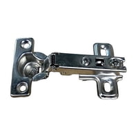 Genérico - Bisagra 26 Mm Sin Tornillos Pack 10 Unidades Recta