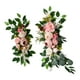 thumbnail image 3 of 2x Decoración De Arco De Flores Artificiales Colgantes Decorativas Para Fondo De Boda Rosa, 3 of 5
