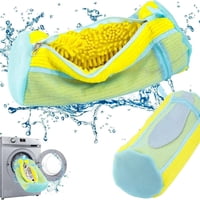 Xusx111 - Bolsas De Lavado De Zapatos Para Lavadora - Bolsas De Lavadora De Zapatos Duraderas Para Todos Los Tamaños De Tipos De Zapatos (2 Piezas Amarillas Grandes)