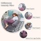 thumbnail image 2 of Almohada Embarazo AMCATON U 60 Pulgadas Extra Grande Gris, 2 of 3