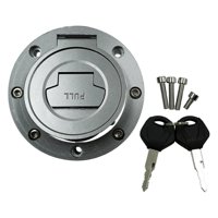 Ioensy - Tapas De Tanque De Combustible Para Motocicleta, Bloqueo De Cubierta Para Yamaha R1 R6 Fz1 Fz6 Fz8 Mt 03