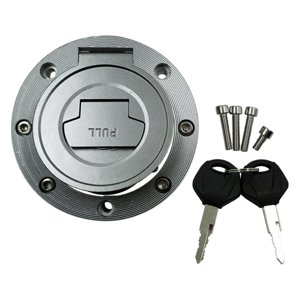 Ioensy - Tapas De Tanque De Combustible Para Motocicleta, Bloqueo De Cubierta Para Yamaha R1 R6 Fz1 Fz6 Fz8 Mt 03