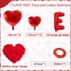 thumbnail image 2 of Set de globos Tedercle I Love You de 16 pulgadas con globos en forma de corazón, 2 of 7