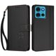 thumbnail image 3 of Funda Cartera Trébol para Motorola Moto G75 5G con Ranuras Tarjetas y Carga Inalámbrica Negro, 3 of 6