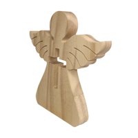 Magideal - Figura De Ángel De Madera, Decoración De La Escultura De La Estatua De Ángel Decoración Decorativa, Cristiana, Decoración Del Hogar Decoración De Ánge Cruz