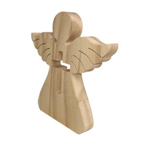 Magideal - Figura De Ángel De Madera, Decoración De La Escultura De La Estatua De Ángel Decoración Decorativa, Cristiana, Decoración Del Hogar Decoración De Ánge Cruz