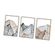 thumbnail image 1 of 3 Piezas De Pintura Decorativa De Pared De Metal Con Diseño De Montaña Para Oficina, Interior, Granja, Marrón Y Verde, 1 of 5