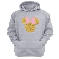 Genérico - Polerón Canguro Ratoncita M. Gris Claro Talla Xl Unisex